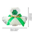 thumbnail image 2 of TIELUTT & Cat Tutu Dress with Green Bow – Embroidered Four Leaf Pet Clothes for Small Dogs Girl Pet Clothes for Large Dogs Girl Pet Clothes Closet Pet Clothes for Large Dogs Pet Clothes for Medium Do, 2 of 7