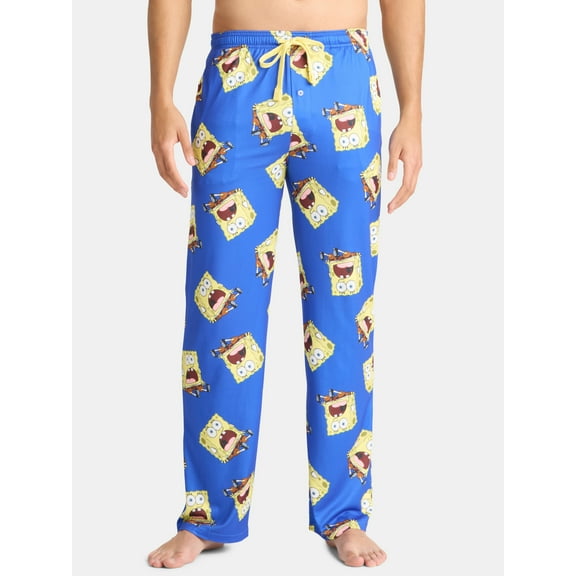 SpongeBob SquarePants Men's Pajama Pants, Sizes S-2XL