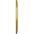 thumbnail image 4 of Ekena Millwork 25 3/8"OD x 3 3/8"ID x 1 3/8"P Cole Ceiling Medallion (Fits Canopies up to 9 1/8"), Hand-Painted Rich Gold, 4 of 7