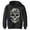 Black, variant on Boy's The Goonies Skull Map Logo  Pull Over Hoodie Black Medium