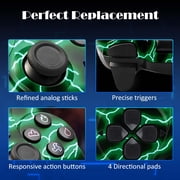 Wireless Controller Compatible with P4/P4 Slim/P4 Pro/Windows PC, Green