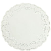12" Round White Lace Paper Doilies for Cake, Food Dessert:1CT