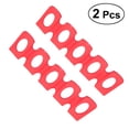 thumbnail image 5 of WHAMVOX Red Silicone Fridge Storage Rack for Beverage Cans Holds Beer Horizontal or Stacked Saves Space 2 Pcs, 5 of 8