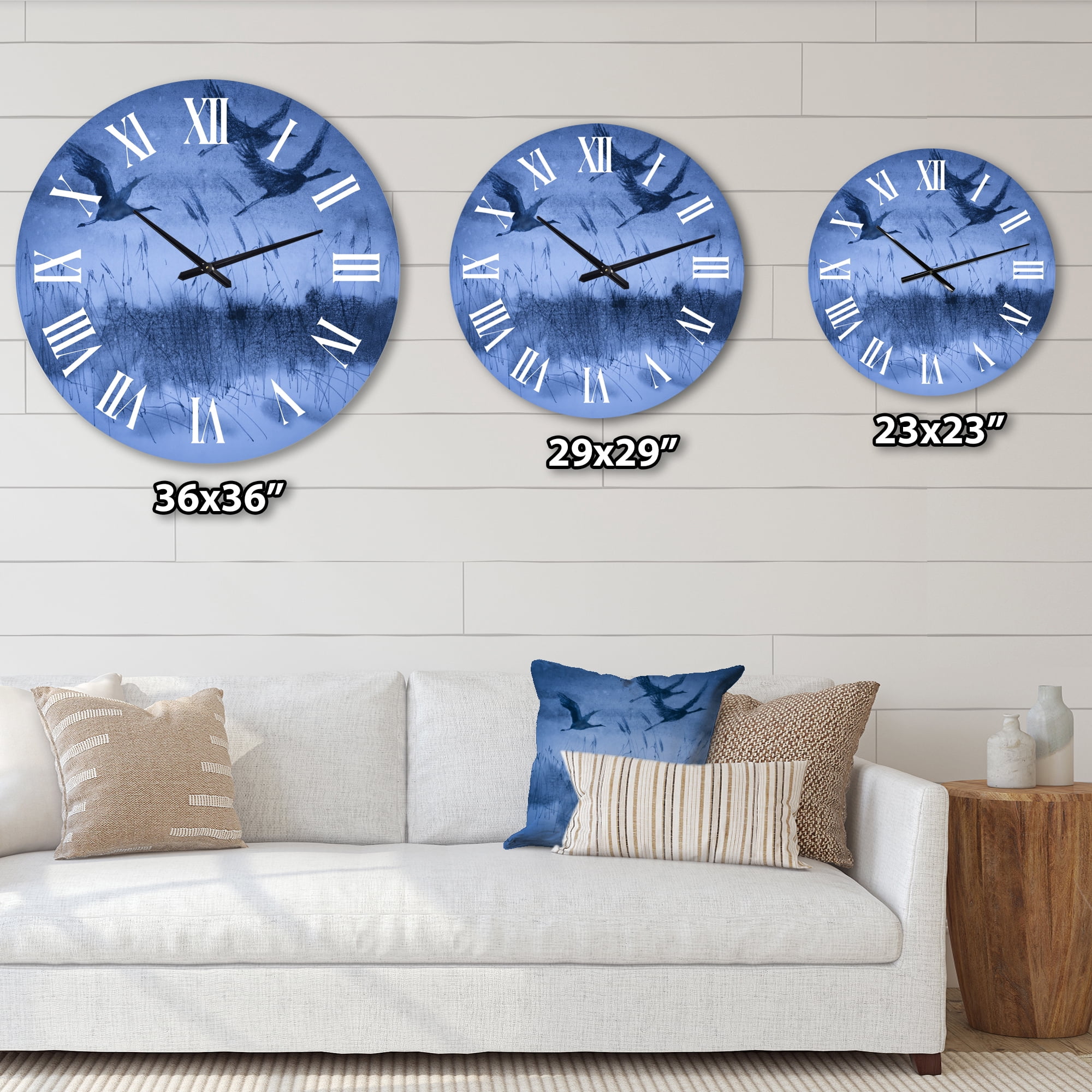 Designart 1 in Quartz Traditional Wall Clock