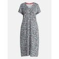 thumbnail image 4 of Way to Celebrate Women's Midi Chemise, Sizes S to 3X, 4 of 4
