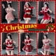 thumbnail image 4 of Vestido de lencería sexy de Navidad, disfraz de conejita dulce, conjunto de mujer conejo, disfraz de cosplay, juego de rol, uniforme, conjunto de actuación en el escenario, 4 of 5