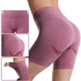 thumbnail image 5 of Gibobby Pantalones de yoga Pantalones Entrenamiento Leggings altos Pantalones Control Cintura de mujer Barriga sólida Yoga atlético Pantalones de yoga(Rosa， S), 5 of 5