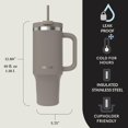 thumbnail image 4 of Termo Contigo Vaso Térmico Asa 40oz Acero Mezcladora Shaker gris, 4 of 4