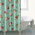 thumbnail image 4 of Pioneer Flower Floral Print Pattern Shower Curtain 84"x72", Bathroom Decorative Shower Curtain Set with 12 Hooks, Waterproof Washable, 4 of 6