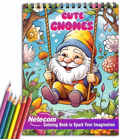 TPLHOUSE Baby Fire Dragon Coloring Book for Adults Spiral Bound Soft Cover