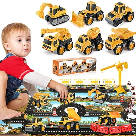Construction Camions Jouet, Véhicules de Construction pour Enfants Jouets
