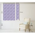 thumbnail image 5 of Ambesonne Floral Design Peel & Stick Wallpaper for Home, Leaves Boho Print, 13"x72", Pale Purple Pastel Purple, 5 of 5