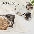 thumbnail image 3 of Easter Bunny Pillow Covers 24"x36", Vintage Farmhouse Countryside Rabbits Floral Soft Brushed Microfiber Breathable Throw Pillow Covers, Decorative Pillowcase with Zipper for Couch Sofa Bedroom, 3 of 9