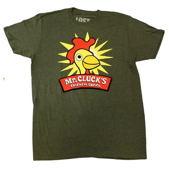 Ripple Junction Lost "Mr. Cluck's Chicken" Men's Green T-Shirt - Small Unisex
