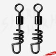 thumbnail image 4 of 100Pcs Fishing Lure Connector with Screwed Snap Fish Rolling Swivels Corkscrew, 4 of 8
