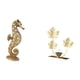 thumbnail image 5 of Estatua de resina,Estatua de resina para decoración del hogar,manualidades,oro,Escultura de oro,figura de resina,regalos decorativos.,Estatua de estatuilla,Estatuas de hojas y flores de, 5 of 8
