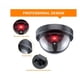 thumbnail image 4 of Cámara falsa, cámara domo de seguridad simulada para interiores y exteriores con luz LED roja intermitente (paquete de 2), 4 of 4