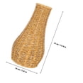 thumbnail image 2 of WHAMVOX Florero Tejido Imitación Rattan Plástico Con Superficie Lisa Para Interior, 2 of 6