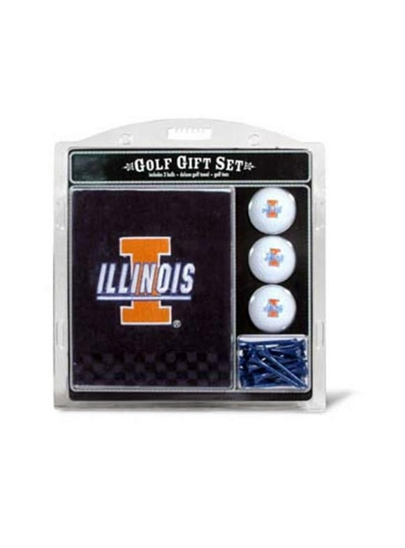 Illinois Fighting Illini Embroidered Golf Gift Set
