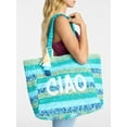 thumbnail image 5 of No Boundaries Women's Ciao Beach Tote Bag, Blue Ciao, 5 of 5