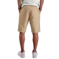 thumbnail image 4 of VV AVEORS Men'S Casual Shorts 9" Twill Cotton Stretch Drawstring Elastic Waist Lightweight Summer Beach Shorts With Pockets Khaki L, 4 of 7