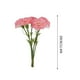 thumbnail image 3 of Claveles Artificiales Paquete de 5 claveles artificiales altos de plástico para decoración del hogar y arreglos de boda (rosa) Rkxzt, 3 of 9