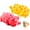 Pink, Yellow, variant on BTEPSGA Squeaky Pig Dog Toys, 2 Pack Grunting Pig Dog Toy That Oinks Grunts, Durable Rubber Pig Squeaker Dog Puppy Chew Toys, Latex Interactive Squeak Funny Cute Dog Toy