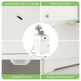 thumbnail image 6 of Costway 2 PCS Side Table Nightstand with Charging Station Storage for Living Room Bedroom, 6 of 9