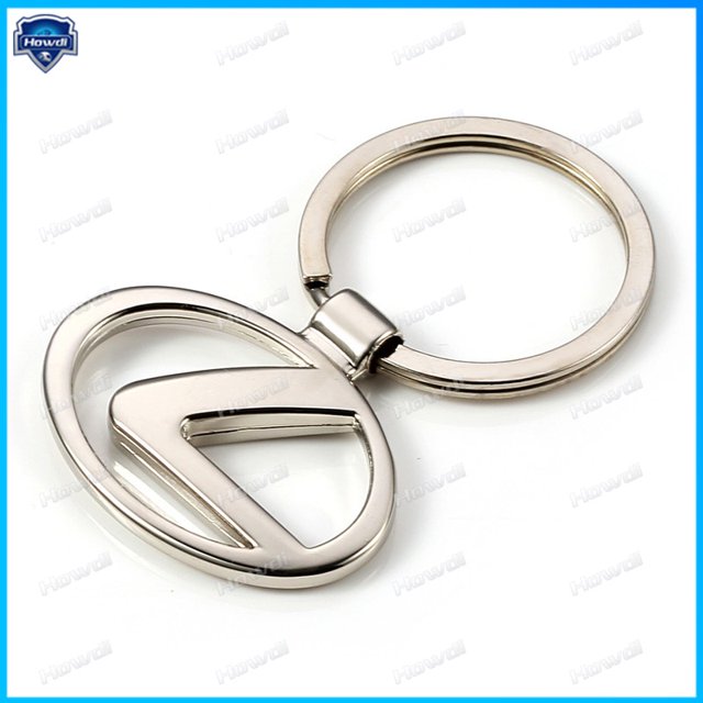 llavero de metal de acero inoxidable para coche