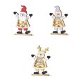 thumbnail image 3 of Yuarrent Tablero de adorno de de Navidad Fiesta temática Festival de vacaciones Atmósferas Decoración de luz de Navidad Funciona con pilas Kits de decoración para fiestas Anciano Yuarrent HA069343-01, 3 of 6