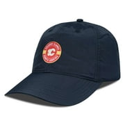 Men's Levelwear Black Calgary Flames Crest Adjustable Hat - OSFA