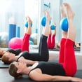 thumbnail image 3 of PVC Pilates Exercise Ball for Yoga, Core Training, Balance and Stretching, 25cm Size, Frosted and Wear-Resistant, 3 of 8