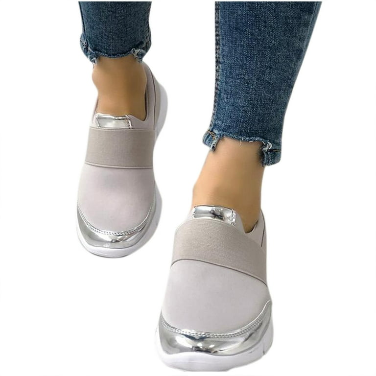 Women's perforated slip shop on sneakers