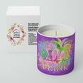 thumbnail image 2 of Carolines Treasures WDK4642CDL-PARENT Mardi Gras 10 oz Decorative Soy Candle  multicolor, 2 of 2