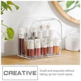thumbnail image 3 of OUNONA Desktop Cosmetics Storage Box 1Set Lipstick Organizer Practical Multi-slots Design for Women, 3 of 8