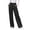 *Black, variant on ClodeEU Women's Elastic Waist Straight Leg Dress Pants,Fashion Solid Color Trouse With Pockets ,Women's Plus XL