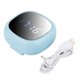 thumbnail image 1 of Reloj despertador LED multifuncional para el hogar, espejo de maquillaje de escritorio, superficie, reloj silencioso Digital para dormitorio, color azul, 1 of 8