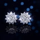 thumbnail image 1 of Pendientes de arenisca chapados en platino y plata 925. Sencillos y lujosos, ideales para ocasiones festivas. Pendientes de circonita., 1 of 6