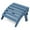 Navy, variant on KINGYES Folding Adirondack Ottoman, HDPE Outdoor Foot Rest, Plastic Adirondack Footstool for Adirondack Chairs, Navy
