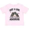 thumbnail image 3 of Inktastic Just a Girl Who Loves Adventure Girls Toddler T-Shirt, 3 of 5