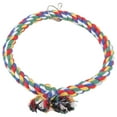 thumbnail image 4 of Bird Colorful Swing Ring, Bite Resistance  Swing Toys Funny Hanging Easy To Install  For Parakeets S, 4 of 8