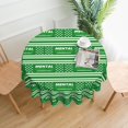 thumbnail image 2 of In May We Wear Green Mental Health Awareness Month Circular Tablecloth Waterproof Anti Stain Table Cloth Cover For Kitchen Dining Farmhouse Party Outdoor Picnic Camping 60in, 2 of 7