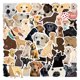 thumbnail image 1 of Pegatinas de vinilo impermeable con forma de labrador, perro, perro, 60 unidades, 1 of 5