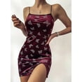 thumbnail image 1 of Nouveau Burrfly Fendue Jupe Courte Robe Décontractée Sling Robe Sexy pour Femmes, 1 of 1