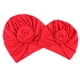 thumbnail image 2 of Gorro para madre y bebé, de algodón, para quimioterapia, yoga y deportes. rojo, 2 of 9
