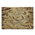 thumbnail image 1 of Beige Cutting Board, Bamboo Stems Background with Leaves and Stems Pattern Print, Decorative Tempered Glass Cutting and Serving Board, Large Size, Brown Tan Beige, by Ambesonne, 1 of 1