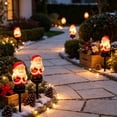 thumbnail image 4 of Christmas Solar Stake Light, Water-Proof Outdoor Solar Christmas LED Decorations with Santa for Patio Yard Lawn, Holiday Party Decor, 4 of 6