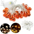 thumbnail image 3 of Gustave 30 LED Halloween String Lights Battery Operated Skull Lights 15Ft Holiday Fairy Light for Home Party Indoor Outdoor Decoration, 2 Modes, 3 of 11