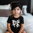 thumbnail image 4 of Soccer Bow Shirt for Girls and Toddlers Cute Girly Soccer Tee for Sporty Kids Black Shirt Youth Medium, 4 of 4