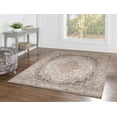 thumbnail image 5 of Linon Home Decor Emerald Area Rug Collection, Ivory and Gold, 5' x 7', 5 of 5